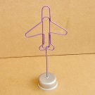 Memo & Name Holder Stand Display Airplane Shaped