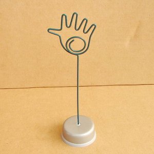 Memo & Name Holder Stand Display Hand/Palm Shaped