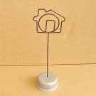 Memo & Name Holder Stand Display House Shaped