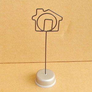 Memo & Name Holder Stand Display House Shaped