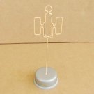 Memo & Name Holder Stand Display Satellite Shaped