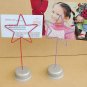 Memo & Name Holder Stand Display Star Shaped
