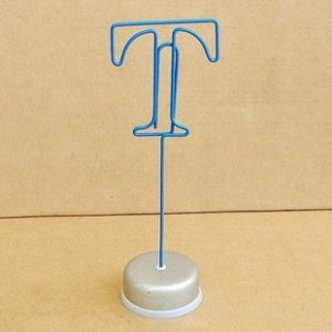Memo & Name Holder Stand Display Alphabet M Shaped