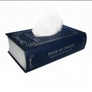 Wooden Book Tissue Box Holder/Gift Tissue Book