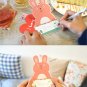 Lot of 20pcs kid Shaped mini Cartoon Postcard Greeting card