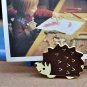 Memo & Name Card Holder Stand Hedgehog Animal Shaped