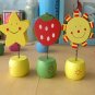 Lot of 8pcs Pop up Memo & Name Card Holder Stand Paper Clip pencil sharpener