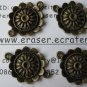 Lot of 300pcs mini Brass Sunflower doll house miniature toy/jewelry Charm B10