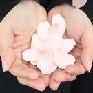 3 x Flower Shaped Paper Memo Pad Sticky /Desk Note