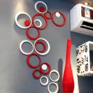Lot of 2 Sets 3D Solid Polka Circles Wall Stickers/Home Decor