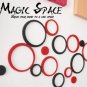 Lot of 2 Sets 3D Solid Polka Circles Wall Stickers/Home Decor