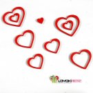 Lot of 2 Sets 3D Solid Heart wood Wall Stickers/Home Decor