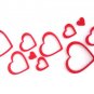 Lot of 2 Sets 3D Solid Heart wood Wall Stickers/Home Decor