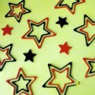 Lot of 2 Sets 3D Solid Star Wall Stickers/Home Decor