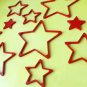 Lot of 2 Sets 3D Solid Star Wall Stickers/Home Decor