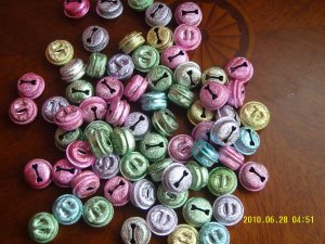 Lot of 30pcs 18mm Bone Bell Jewelry Charm