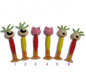 Lot of 6pcs head Shaking Acetabula Pen/Pop up Promotion party favor