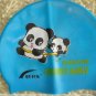 Kid Swimming Pool Panda Swim Silicon Fabric Cap/Bathing Cap