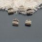 Lot of 500pcs mini Brass Case/bag dollhouse miniature toy/jewelry Charm B1