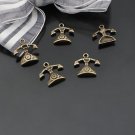 Lot of 300pcs mini Brass Telephone dollhouse miniature toy/jewelry Charm