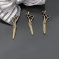Lot of 200pcs mini Brass Tailor Scissors dollhouse miniature toy/jewelry Charm CM816