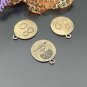 Lot of 200pcs 08 Sign Coin dollhouse miniature jewelry bracelet metal alloy Charm
