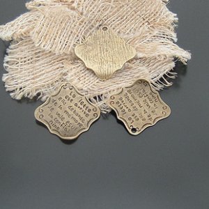 Lot of 100pcs mini Brass Letter/Mail dollhouse miniature toy/jewelry bracelet metal alloy Charm