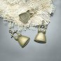 Lot of 200pcs mini Brass Skirt dollhouse miniature toy/jewelry Charm B2