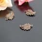 Lot of 500pcs dollhouse miniature mini Leaf toy/jewelry bracelet alloy Charm CM673