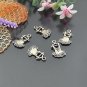 Lot of 200pcs mini Brass Skirt dollhouse miniature toy/jewelry Charm B5