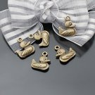 Lot of 300pcs mini Brass Duck dollhouse miniature toy/jewelry Charm