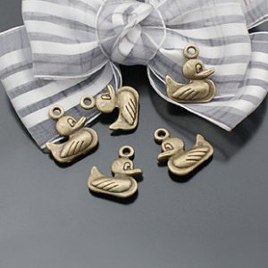 Lot of 300pcs mini Brass Duck dollhouse miniature toy/jewelry Charm