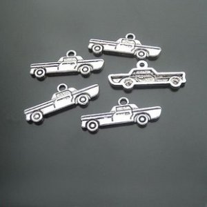 Lot of 300pcs mini Silver Car dollhouse miniature toy/jewelry Charm