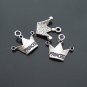 Lot of 500pcs mini Silver Prince Crown dollhouse miniature toy/jewelry bracelet alloy Charm