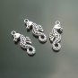 Lot of 300pcs mini silver Seahorse dollhouse miniature toy/jewelry Charm