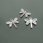 Lot of 300pcs mini Silver Dragonfly dollhouse miniature toy/jewelry Charm