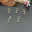Lot of 200pcs dollhouse miniature mini Key/jewelry metal alloy charm
