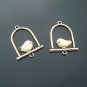 Lot of 20pcs mini Gold baby bird dollhouse miniature toy/jewelry Charm B2