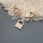 Lot of 50pcs mini Gold Wallet Bag dollhouse miniature toy/jewelry bracelet alloy Charm