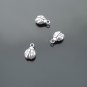 Lot of 200pcs mini Silver Ladybird dollhouse miniature toy/jewelry bracelet metal alloy Charm