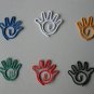 Lot of 96pcs Paper Clip Hand Palm Shaped/bookmark A2