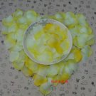 Lot of 480pcs Fake Yellow white Wedding Blue Rose Petal Life Size