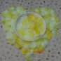 Lot of 480pcs Fake Yellow white Wedding Blue Rose Petal Life Size