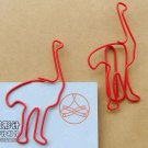 Lot of 96pcs Paper Clip Ostrich Shaped / Bookmark office