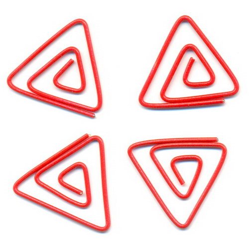Lot of 96pcs Paper Clip Triangle Shaped / Bookmark office
