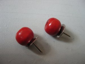 Lot of 30pcs Red BALL Push Pin Thumb Tacks office school home