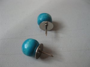 Lot of 30pcs Blue BALL Push Pin Thumb Tacks office school home