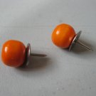Lot of 30pcs orange Ball Push Pin Thumb Tacks office school home