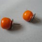 Lot of 30pcs orange Ball Push Pin Thumb Tacks office school home