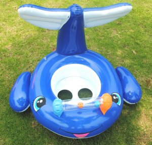Inflatable Baby Swimming Seat Fish Shaped/ Floating Ring for Kid